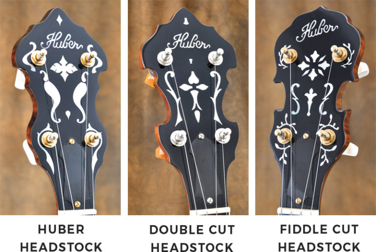 Headstock Shape Huber Banjos